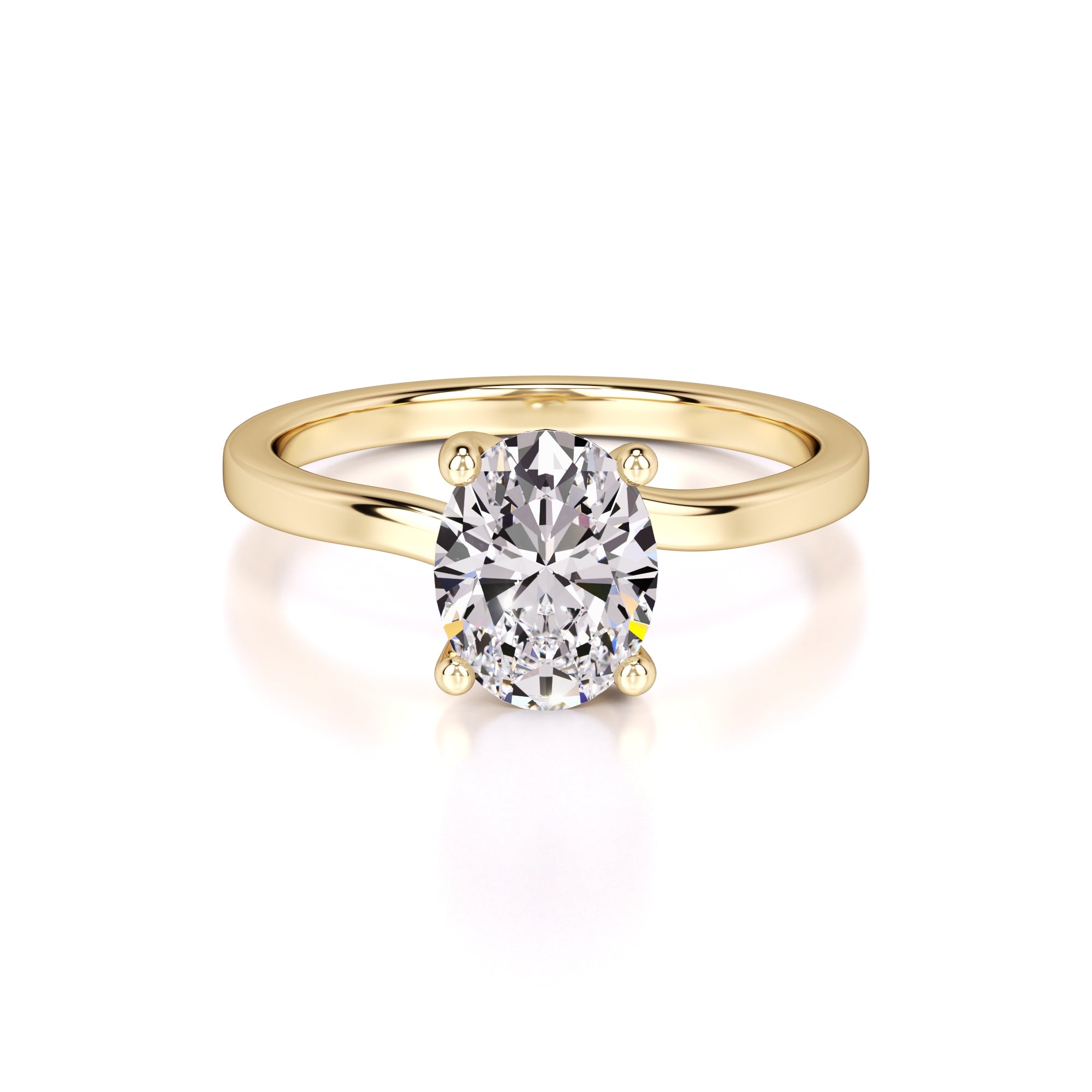 Diana Lab Grown Diamond Ring | Yellow Gold | 1