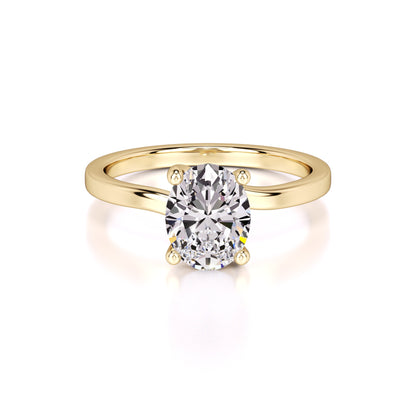 Diana Lab Grown Diamond Ring | Yellow Gold | 1