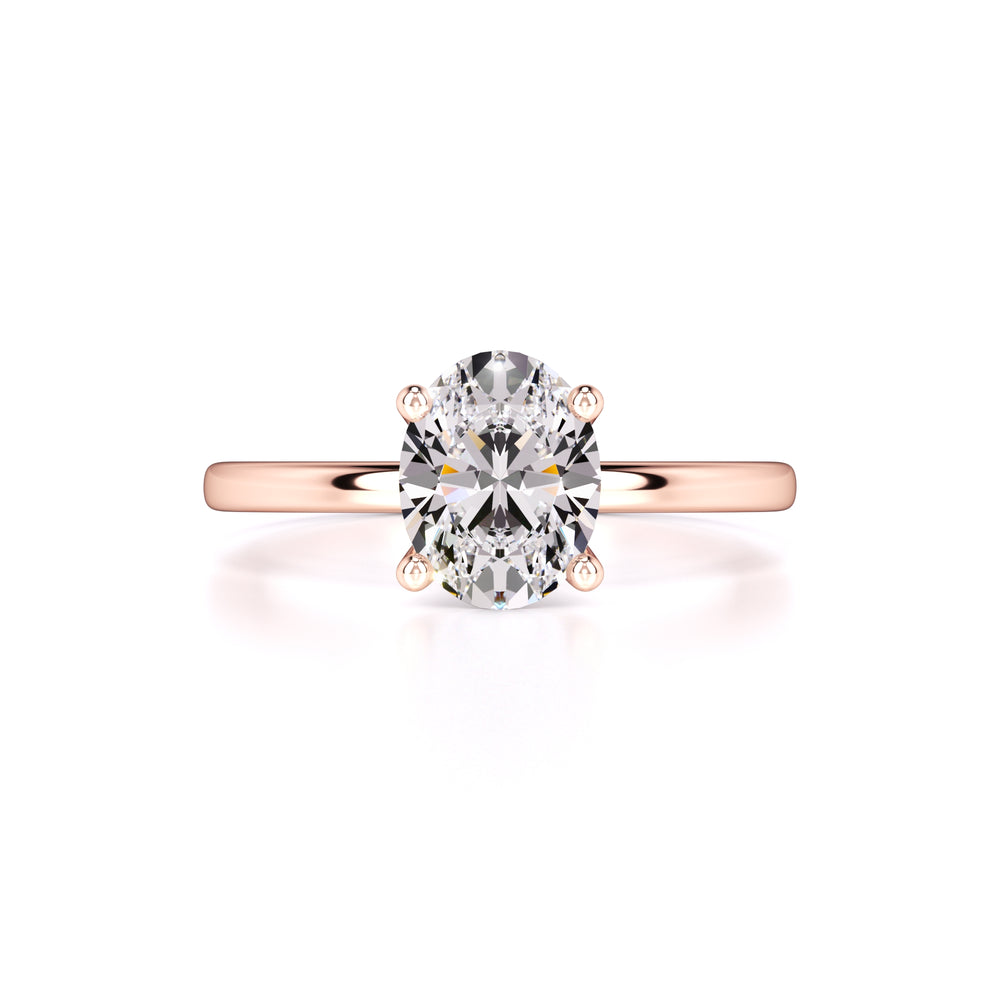 Emilia Moissanite Ring | Rose Gold | 1