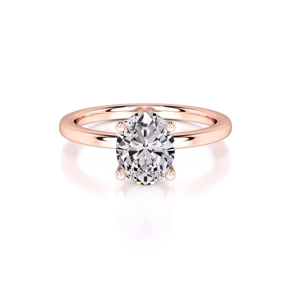 Emilia Lab Grown Diamond Ring | Rose Gold | 1