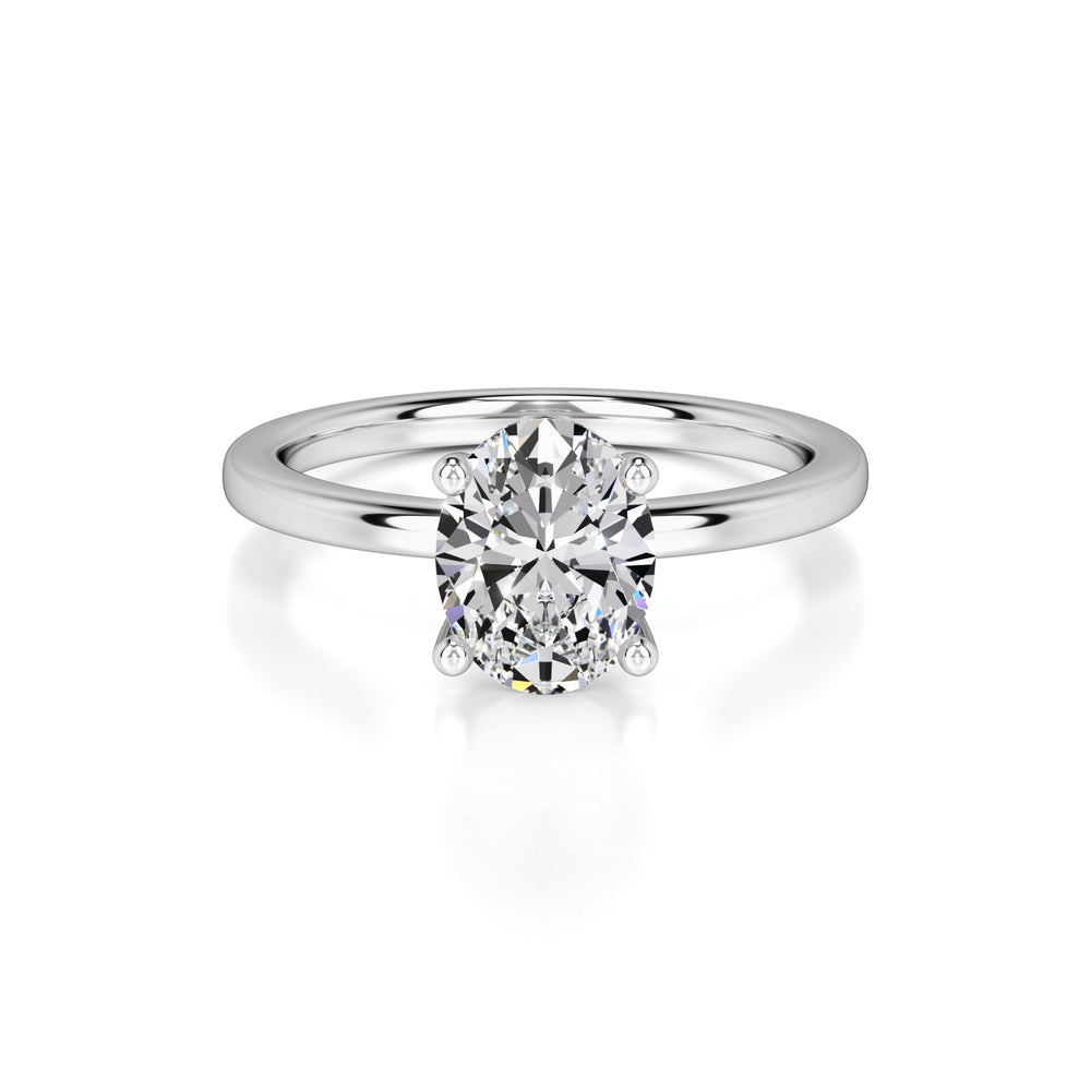 Emilia Lab Grown Diamond Ring | White Gold | 1