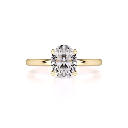 Emilia Moissanite Ring | Yellow Gold | 1