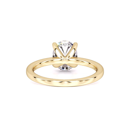 Emilia Moissanite Ring | Yellow Gold | 3