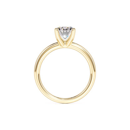 Emilia Moissanite Ring | Yellow Gold | 4
