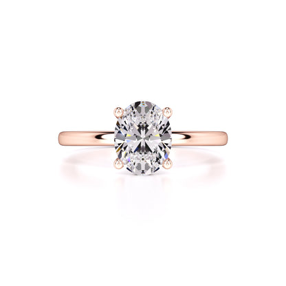 Maria Moissanite Ring | Rose Gold | 1