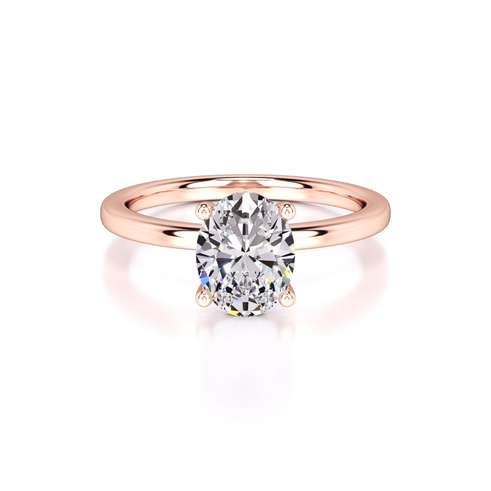 Maria Lab Grown Diamond Ring | Rose Gold | 1
