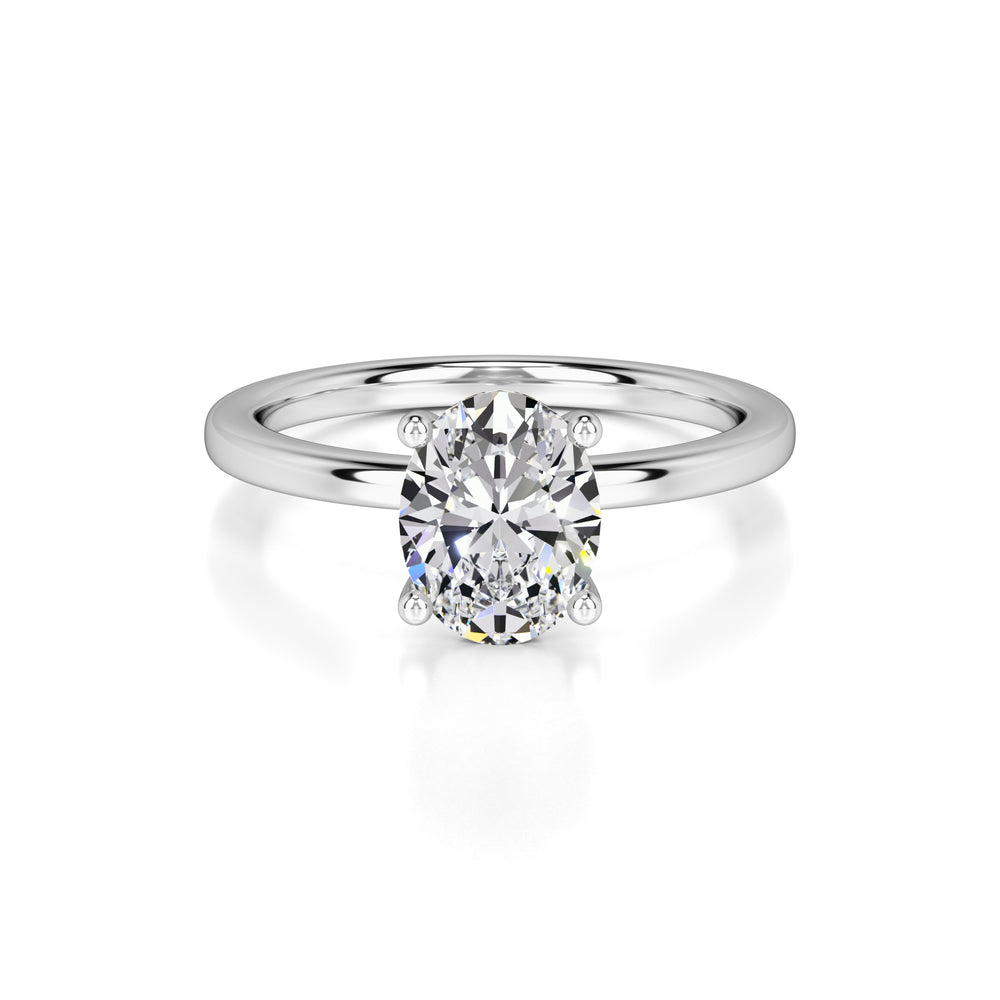 Maria Lab Grown Diamond Ring | White Gold | 1