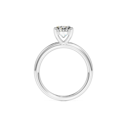 Maria Moissanite Ring | White Gold | 4