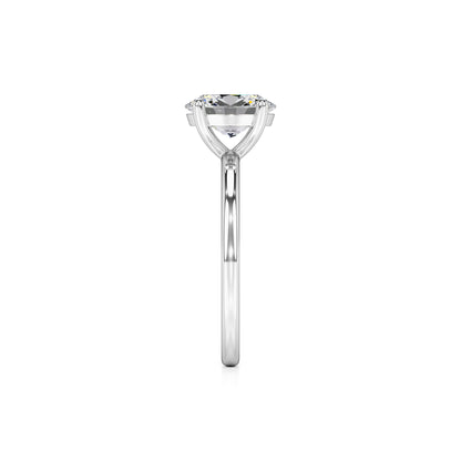 Maria Lab Grown Diamond Ring | White Gold | 4