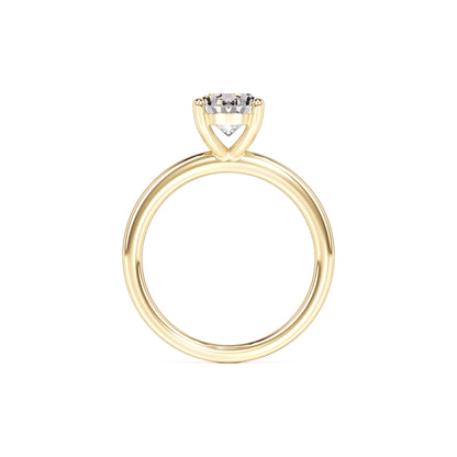Maria Moissanite Ring | Yellow Gold | 4