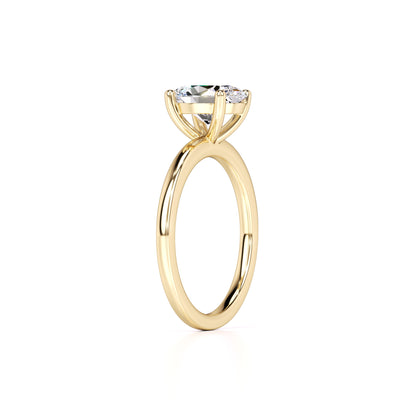 Maria Lab Grown Diamond Ring | Yellow Gold | 3