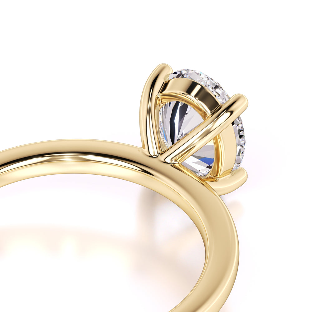 Maria Lab Grown Diamond Ring | Yellow Gold | 2