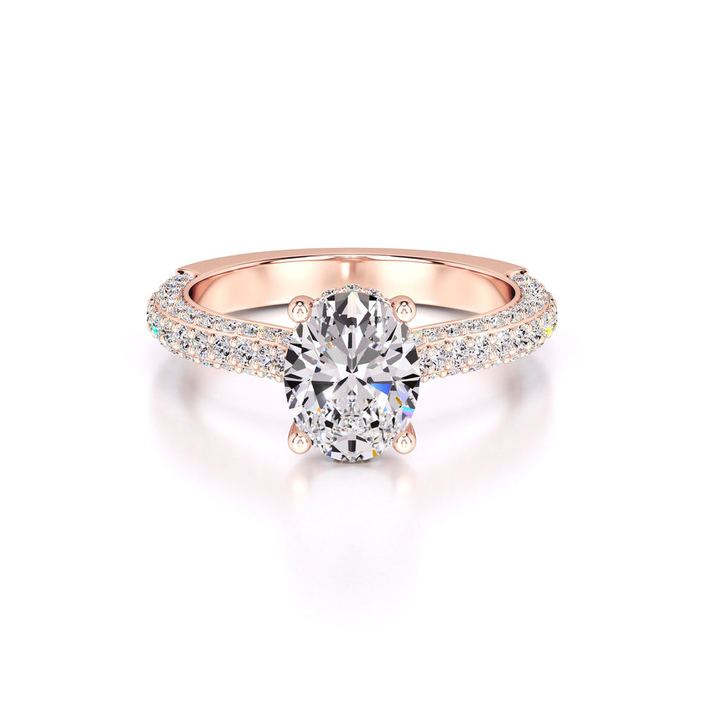 Hayden Lab Grown Diamond Ring | Rose Gold | 1