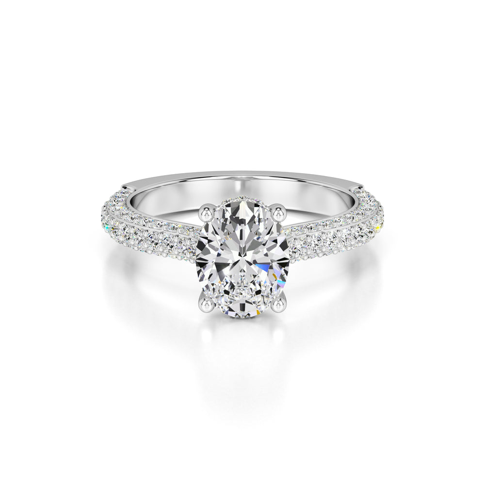 Hayden Lab Grown Diamond Ring | White Gold | 1
