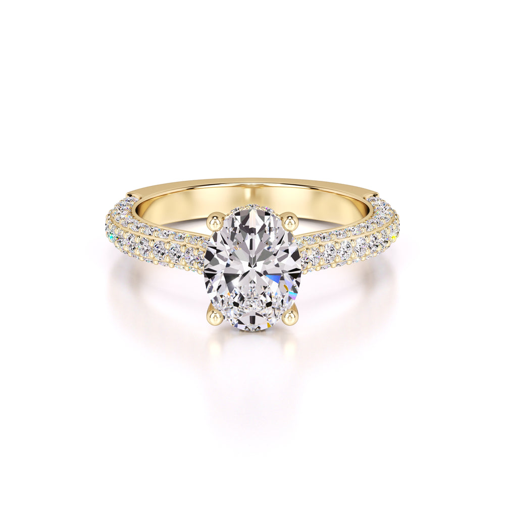 Hayden Lab Grown Diamond Ring | Yellow Gold | 1