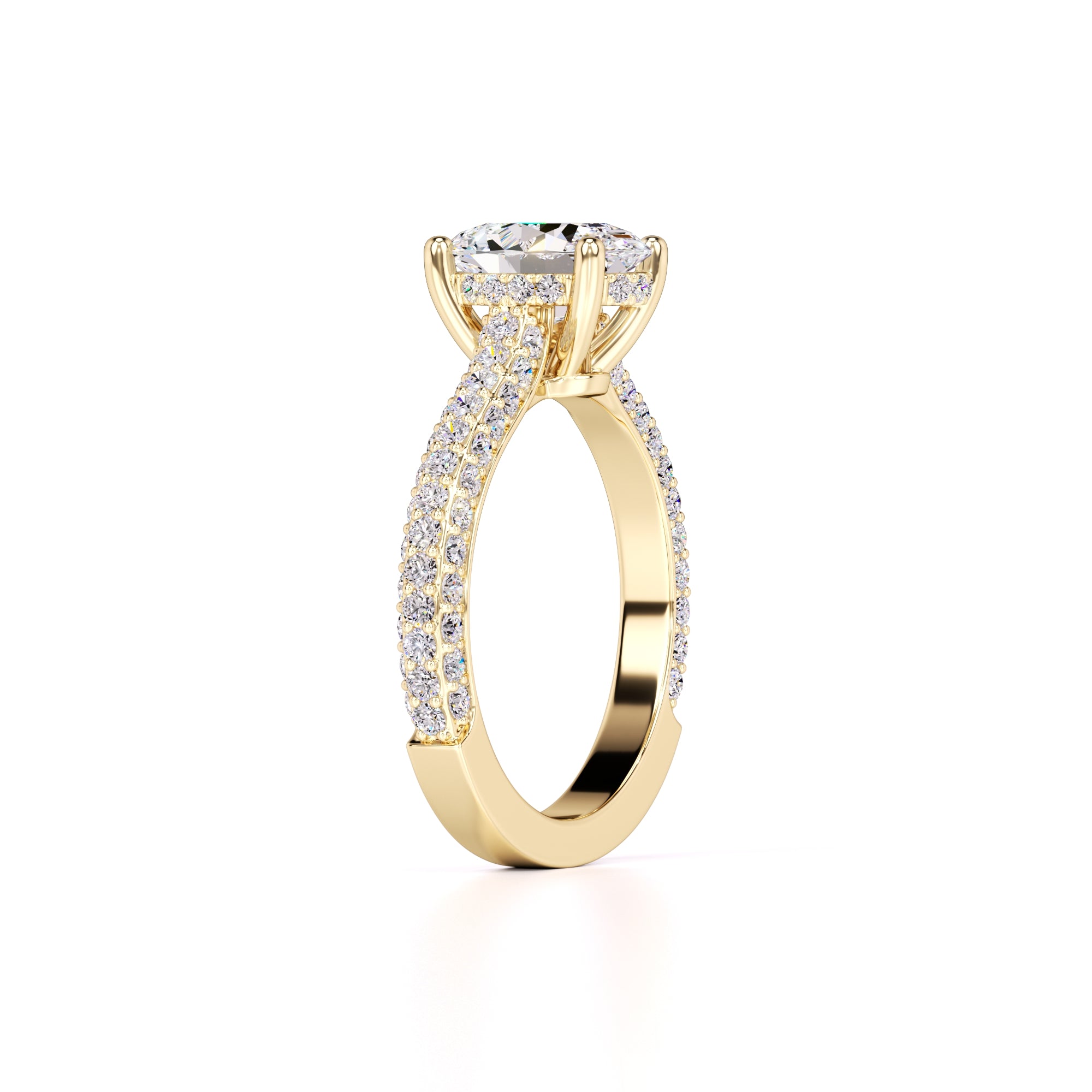 Hayden Lab Grown Diamond Ring | Yellow Gold | 3