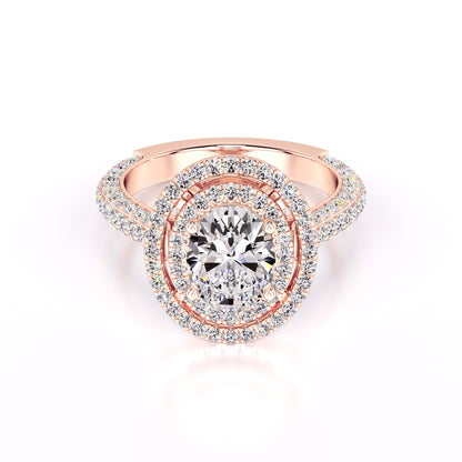 Jordan Lab Grown Diamond Ring | Rose Gold | 1