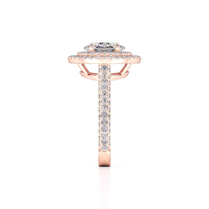 Jordan Lab Grown Diamond Ring | Rose Gold | 4