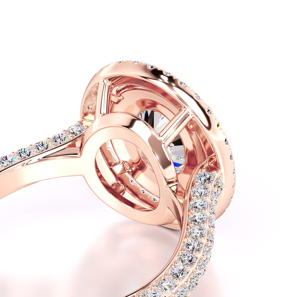 Jordan Lab Grown Diamond Ring | Rose Gold | 2