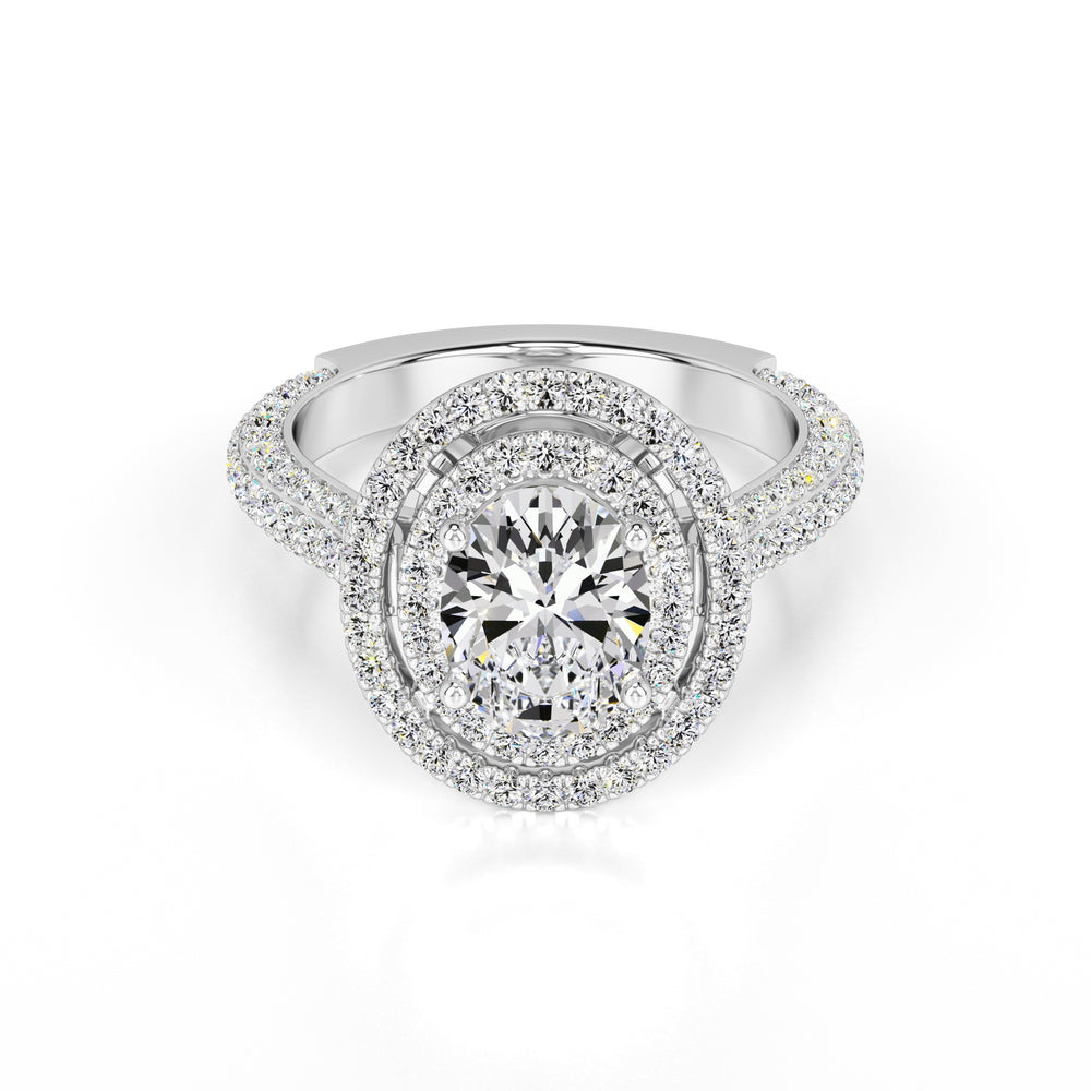Jordan Lab Grown Diamond Ring | White Gold | 1