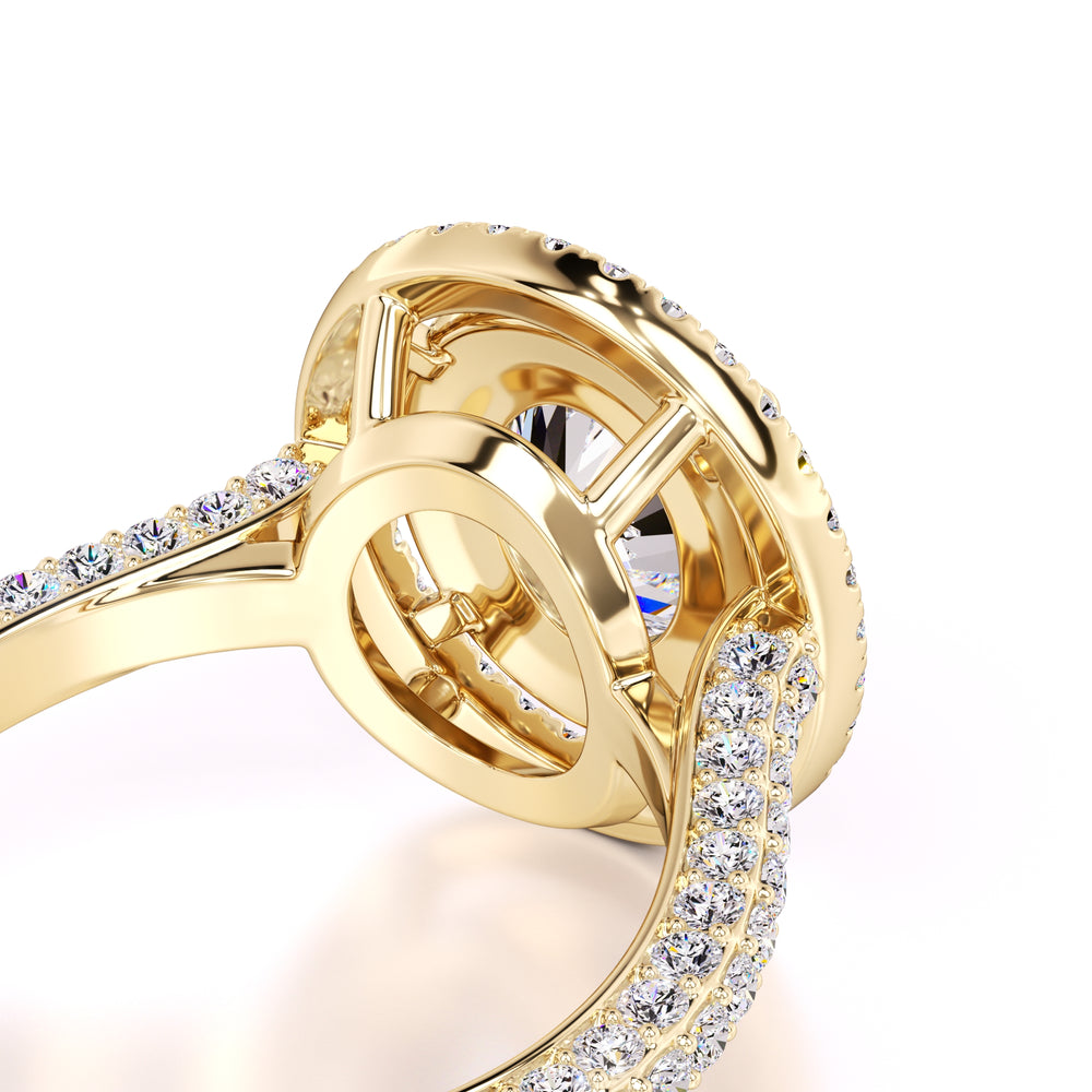 Jordan Lab Grown Diamond Ring | Yellow Gold | 2