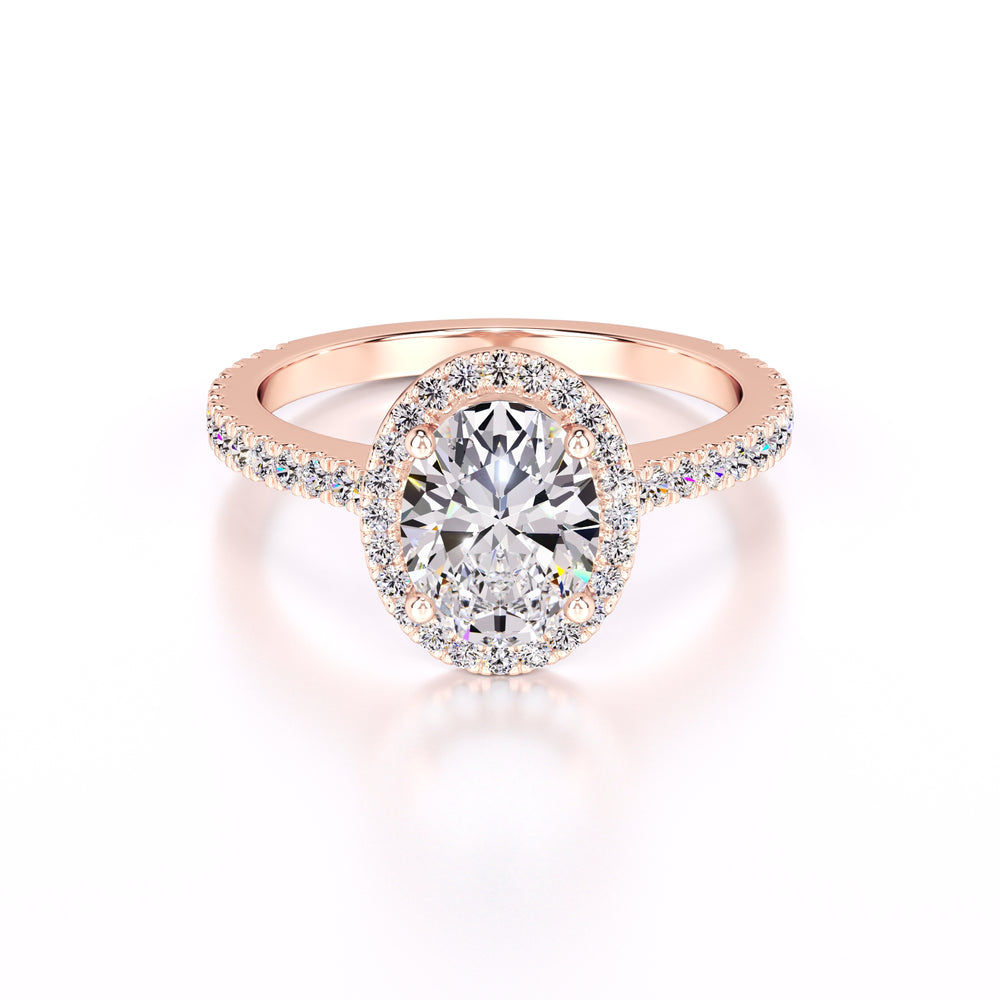 Marisol Lab Grown Diamond Ring | Rose Gold | 1