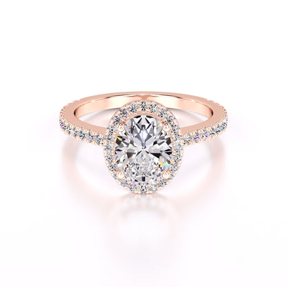 Marisol Lab Grown Diamond Ring | Rose Gold | 1