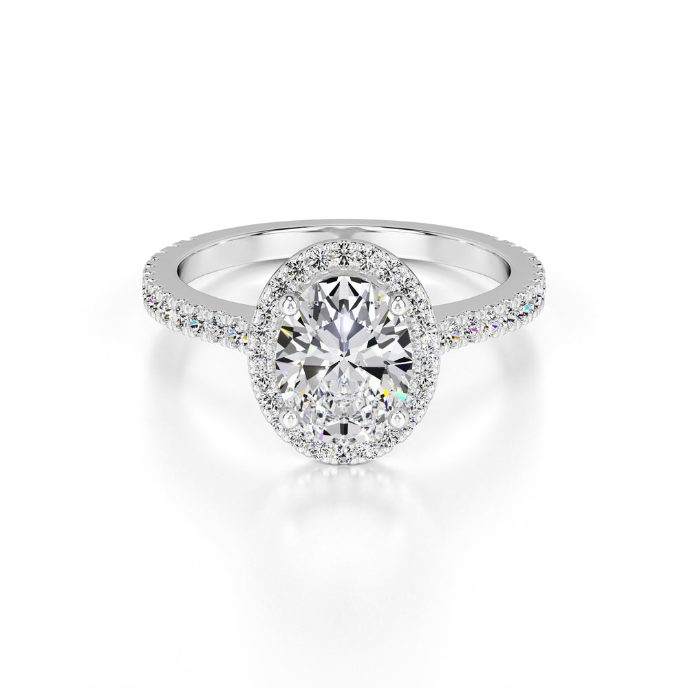Marisol Lab Grown Diamond Ring | White Gold | 1