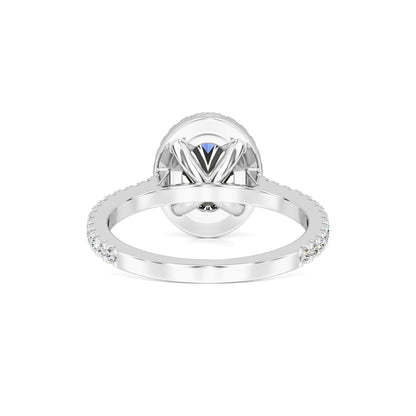Marisol Moissanite & Lab Grown Diamond Ring | White Gold | 3