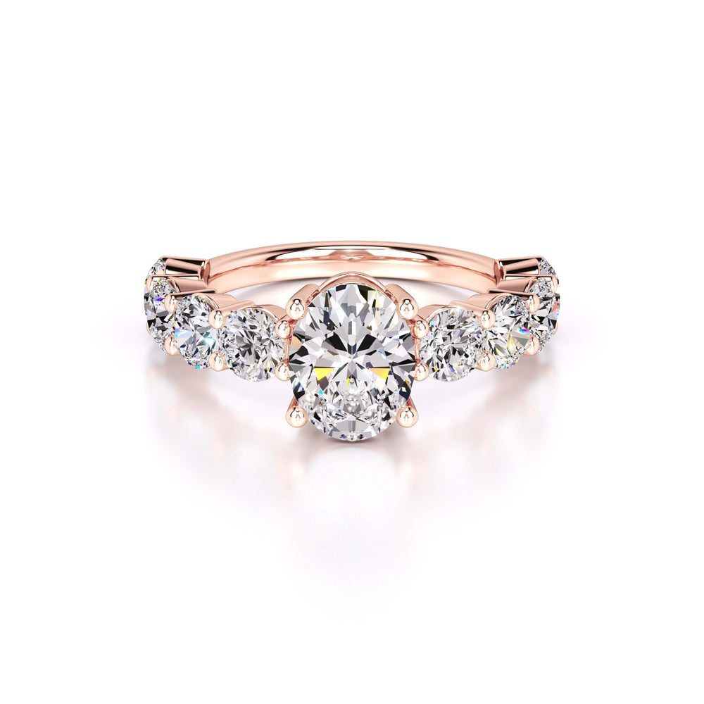 Teresa Lab Grown Diamond Ring | Rose Gold | 1