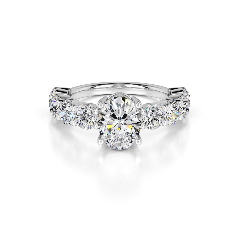 Teresa Lab Grown Diamond Ring | White Gold | 1