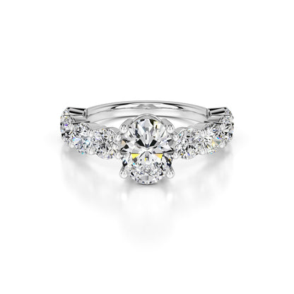 Teresa Lab Grown Diamond Ring | White Gold | 1