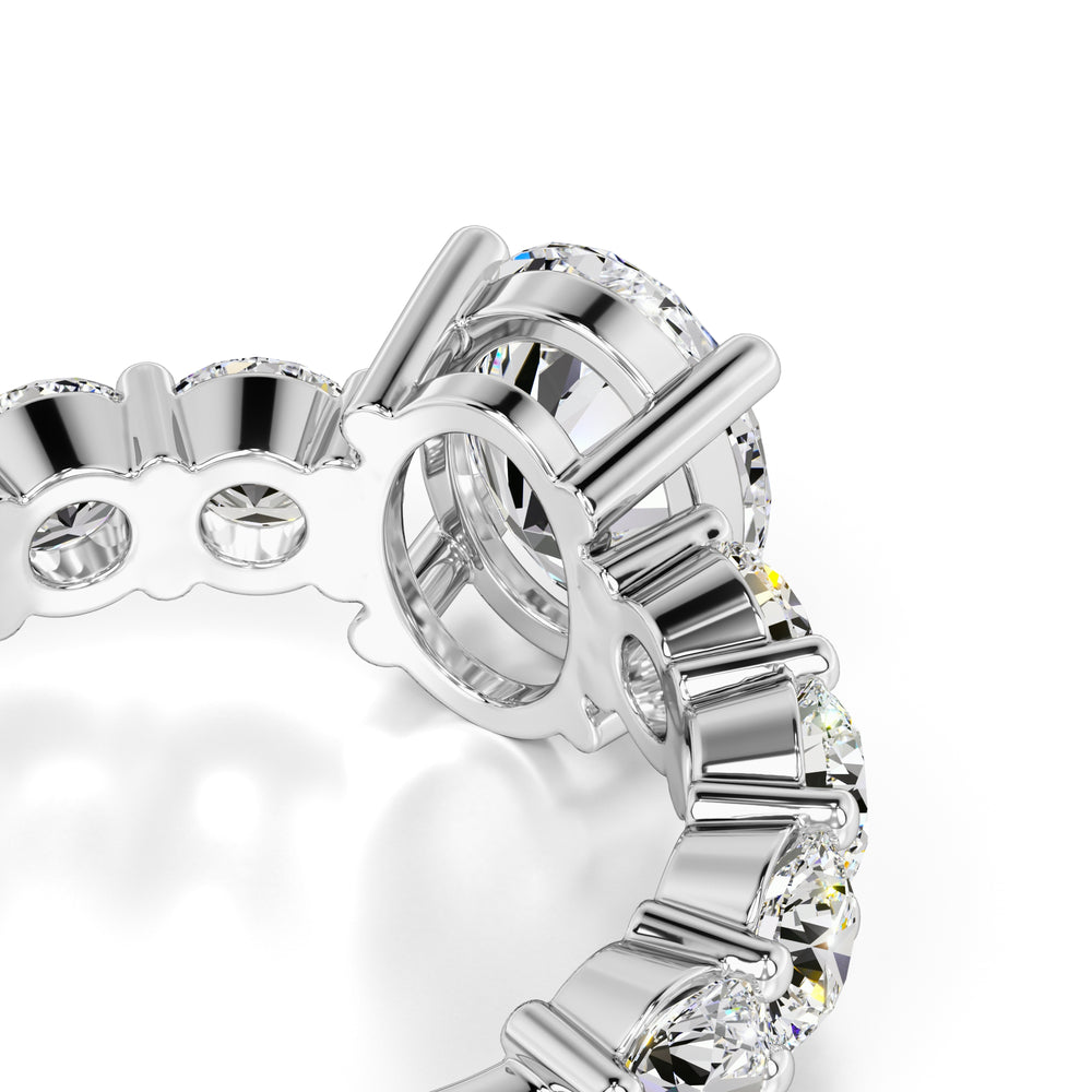 Teresa Moissanite & Lab Grown Diamond Ring | White Gold | 2