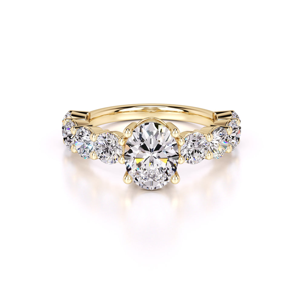 Teresa Lab Grown Diamond Ring | Yellow Gold | 1