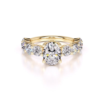 Teresa Lab Grown Diamond Ring | Yellow Gold | 1