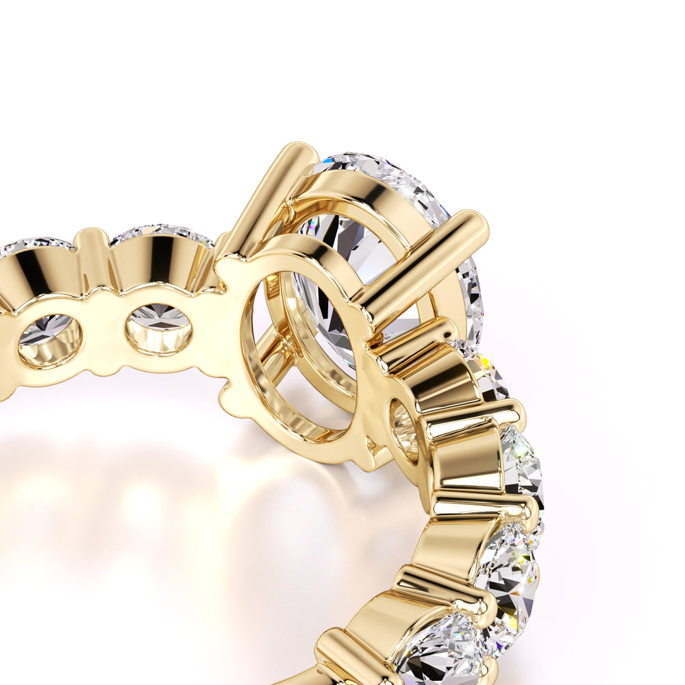 Teresa Moissanite & Lab Grown Diamond Ring | Yellow Gold | 2