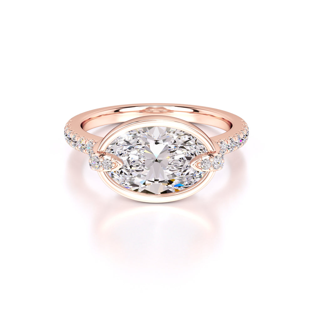 Victoria Lab Grown Diamond Ring | Rose Gold | 1