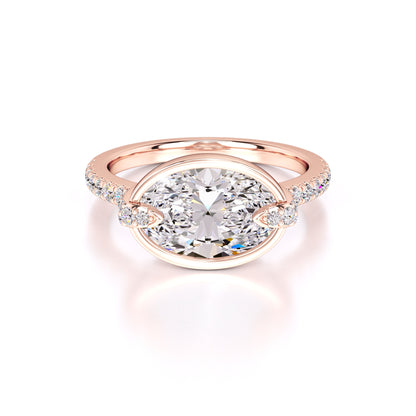 Victoria Lab Grown Diamond Ring | Rose Gold | 1