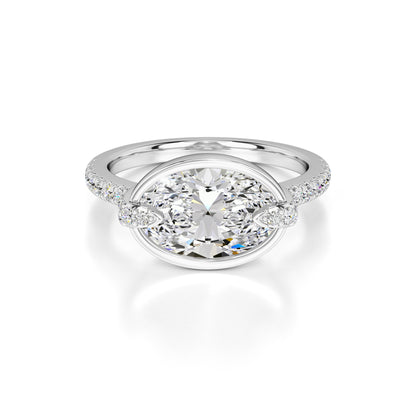 Victoria Lab Grown Diamond Ring | White Gold | 1