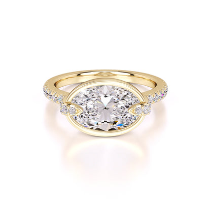 Victoria Lab Grown Diamond Ring | Yellow Gold | 1