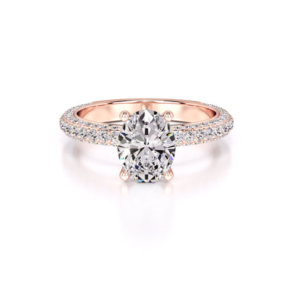 Fiona Lab Grown Diamond Ring | Rose Gold | 1