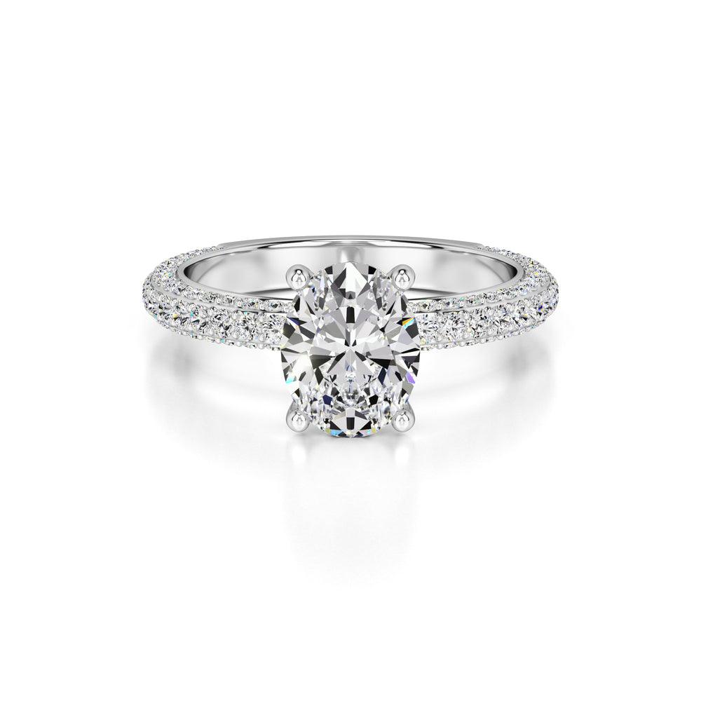 Fiona Lab Grown Diamond Ring | White Gold | 1