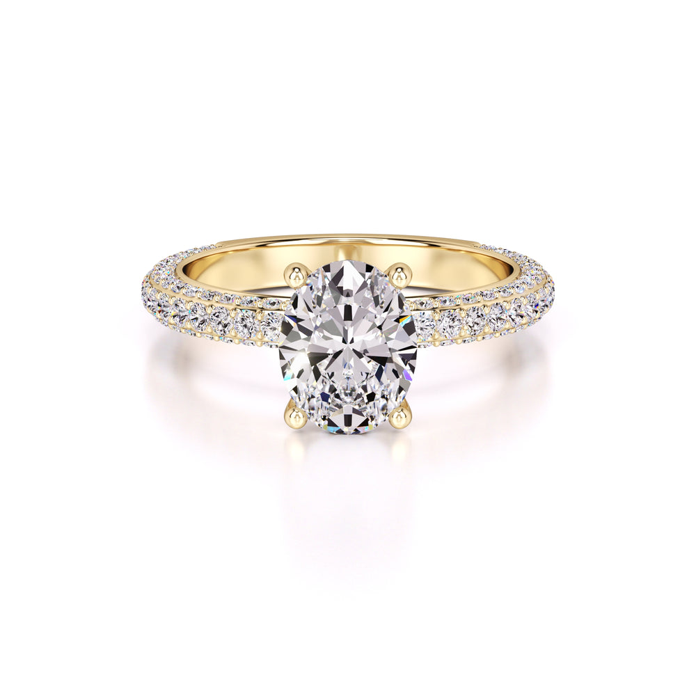 Fiona Lab Grown Diamond Ring | Yellow Gold | 1