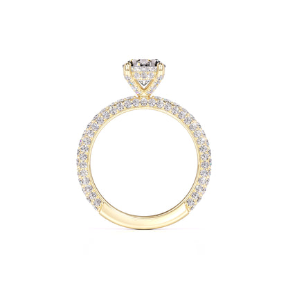 Fiona Moissanite & Lab Grown Diamond Ring | Yellow Gold | 4