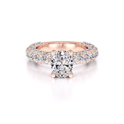Violet Lab Grown Diamond Ring | Rose Gold | 1