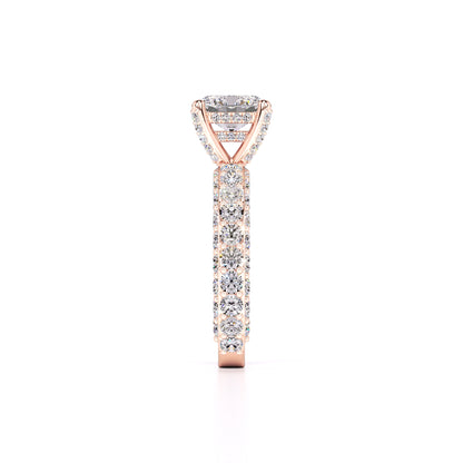 Violet Lab Grown Diamond Ring | Rose Gold | 4