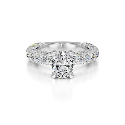 Violet Lab Grown Diamond Ring | White Gold | 1