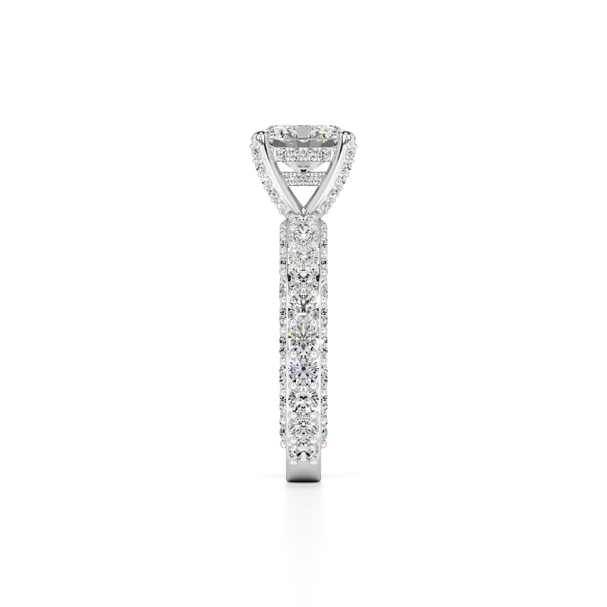 Violet Lab Grown Diamond Ring | White Gold | 4