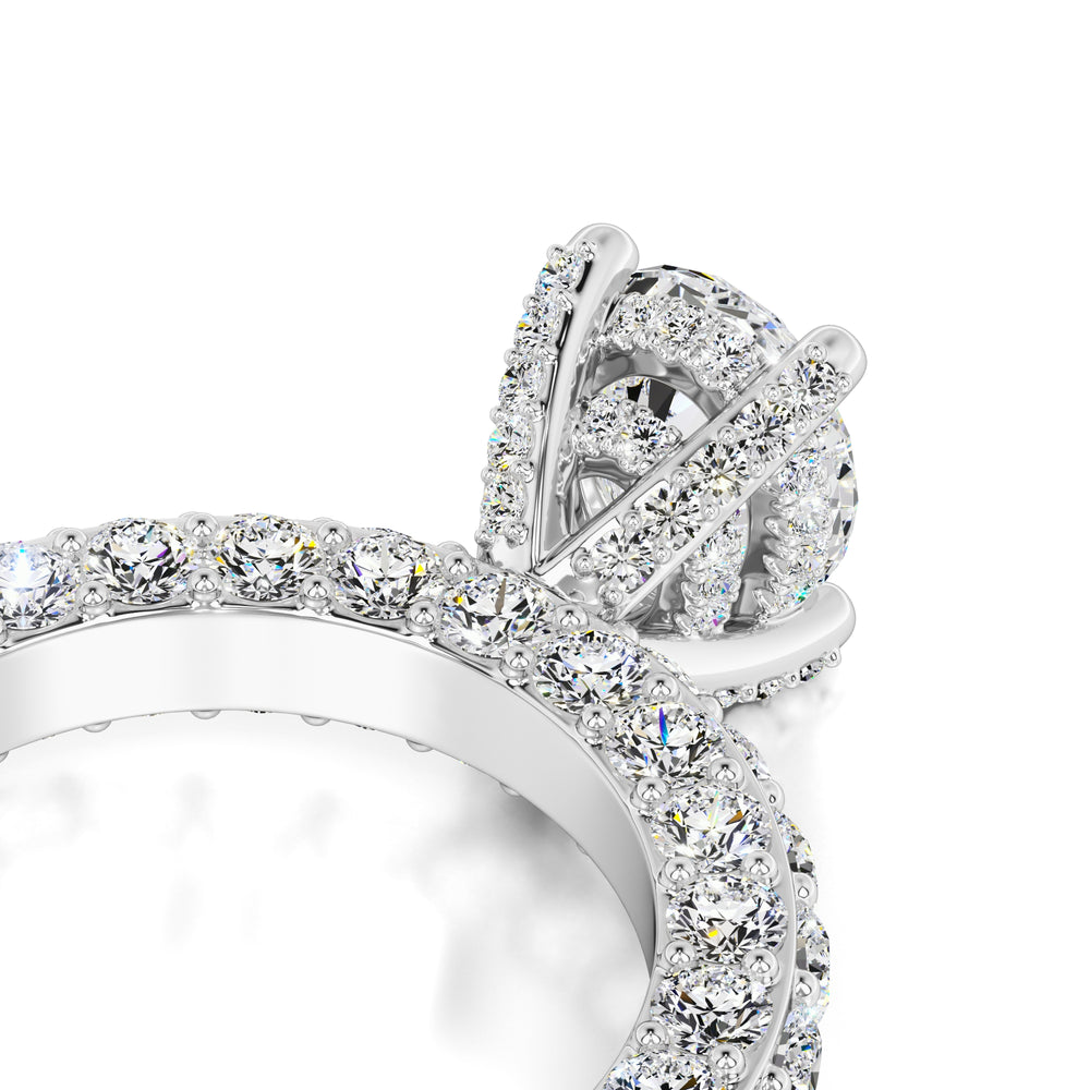 Violet Lab Grown Diamond Ring | White Gold | 2