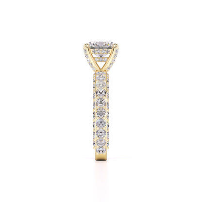 Violet Lab Grown Diamond Ring | Yellow Gold | 4